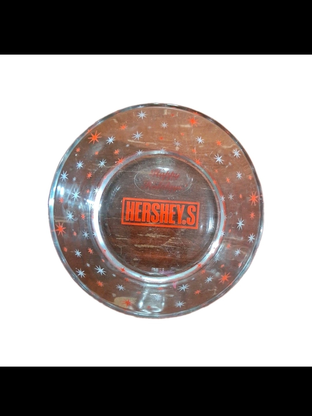 Hershey's Chocolate Vintage Promotional Holiday Glass Dish Collection